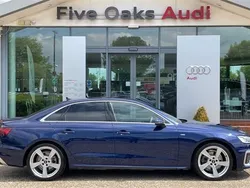 Blue Used 2024 Audi A4 S-Line Sedan | £27,690 (Fair price)