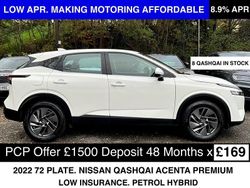 White Used 2022 Nissan Qashqai Acenta Premium SUV | £14,490 (Super price)