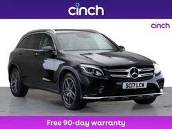 Black Used 2017 Mercedes GLC220 AMG line Estate | £16,459 (Fair price)