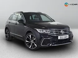 Black Used 2021 VW Tiguan R-line SUV | £24,990 (Fair price)