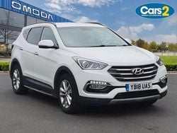 White Used 2018 Hyundai Santa Fe Premium SUV | £15,155 (Super price)