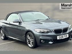 Grey Used 2016 BMW 220 M Sport Cabriolet | £13,890 (Fair price)