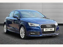 Scuba blue Used 2017 Audi A1 S-Line Hatchback | £11,180 (Fair price)