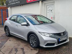 Silver Used 2013 Honda Civic SE Hatchback | £3,895 (Fair price)