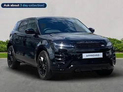 Black New 2025 Land Rover Range Rover evoque SE Dynamic Estate | £47,232 (A bit pricey)