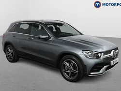 Grey Used 2021 Mercedes GLC220 AMG line Estate | £29,649 (Fair price)