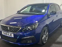 Blue Used 2018 Peugeot 308 GT-line Hatchback | £10,700 (Fair price)