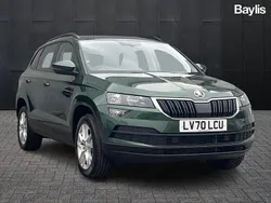 Green Used 2020 Skoda Karoq SE Technology SUV | £19,495 (Fair price)