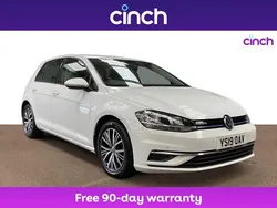 White Used 2019 VW Golf VII SE Hatchback | £14,349 (Fair price)