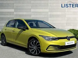 Lime yellow Used 2020 VW Golf VIII Life Hatchback | £16,790 (Fair price)