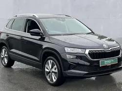 Pearl black magic Used 2024 Skoda Karoq SE L SUV | £22,980 (Fair price)