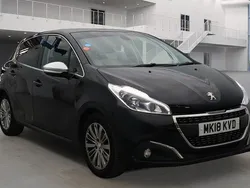 Black Used 2018 Peugeot 208 Allure Hatchback | £4,295 (Fair price)