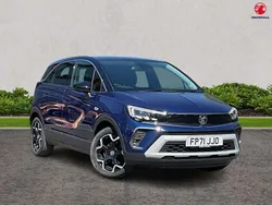 Blue Used 2021 Vauxhall Crossland Elite SUV | £13,295 (Fair price)