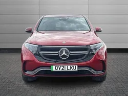 Hyacinth red Used 2021 Mercedes EQC400 AMG line SUV | £24,995 (Super price)