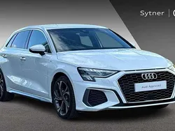 White Used 2023 Audi A3 S-Line Hatchback | £24,500 (Fair price)