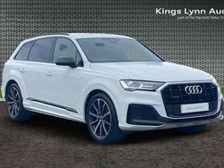 White Used 2022 Audi Q7 Black Edition SUV | £42,862 (Fair price)