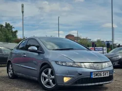Blue Used 2006 Honda Civic SE Hatchback | £1,995 (Fair price)
