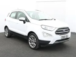 Gloss white Used 2018 Ford Ecosport Titanium SUV | £11,490 (Fair price)