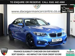 Blue Used 2017 BMW 218 M Sport Coupe | £11,970 (Fair price)