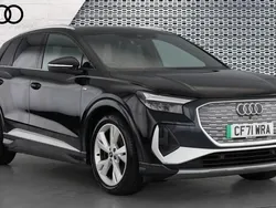 Black Used 2022 Audi Q4 e-tron S-Line SUV | £23,320