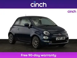 Blue Used 2017 Fiat 500 Lounge Hatchback | £9,449 (A bit pricey)