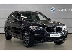 Carbon black Used 2019 BMW X3 M Sport SUV | £29,750 (Expensive)
