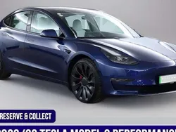Blue Used 2023 Tesla Model 3 Performance Sedan | £30,895 (Expensive)