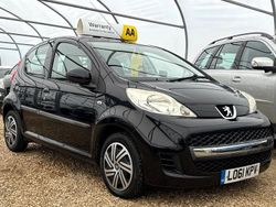 Black Used 2011 Peugeot 107 Hatchback | £2,399 (Fair price)