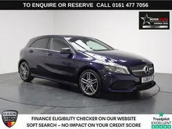 Blue Used 2018 Mercedes A180 AMG line Hatchback | £11,680 (Good price)