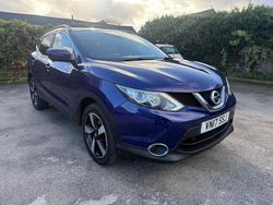 Blue Used 2017 Nissan Qashqai N-Vision SUV | £8,495 (Fair price)