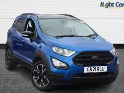 Dessert island blue Used 2021 Ford Ecosport Active SUV | £13,499 (Fair price)