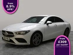 White Used 2022 Mercedes CLA180 AMG line Sedan | £23,227 (Good price)