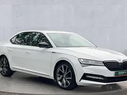 White Used 2019 Skoda Superb SportlinePlus Hatchback | £16,800 (Good price)
