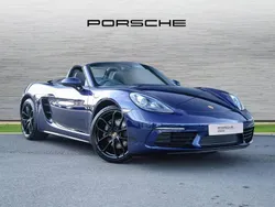 Gentian blue metallic Used 2025 Porsche 718 Boxster Edition | £63,990