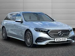 High tech silver Used 2024 Mercedes E220 AMG Line Premium Plus Estate | £51,990