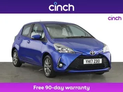 Blue Used 2017 Toyota Yaris Hatchback | £11,999 (Fair price)