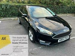 Black Used 2014 Ford Focus Zetec Hatchback | £4,450 (Fair price)