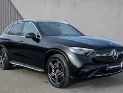 Obsidian black metallic Used 2025 Mercedes GLC220 AMG line SUV | £50,480