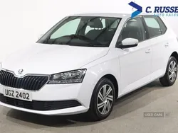 White Used 2021 Skoda Fabia Hatchback | £9,750 (Good price)