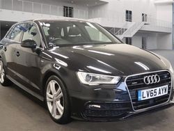 Black Used 2015 Audi A3 Sportback S-Line Hatchback | £11,985 (Expensive)