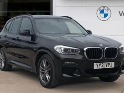 Black Used 2021 BMW X3 M Sport SUV | £28,651 (Good price)