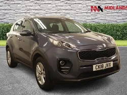 Blue Used 2018 Kia Sportage 2 SUV | £9,900 (Good price)