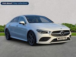 White Used 2022 Mercedes CLA180 AMG Line Premium Plus Sedan | £24,617 (Fair price)