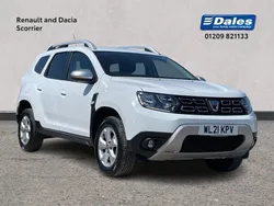 Solid glacier white Used 2021 Dacia Duster Comfort SUV | £12,250 (Fair price)