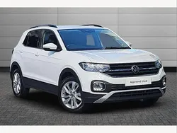 Pure white Used 2021 VW T-Cross Active SUV | £19,195 (Fair price)
