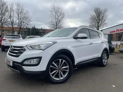 White Used 2015 Hyundai Santa Fe Premium SUV | £9,990 (A bit pricey)