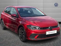 Red Used 2025 VW Polo Life Hatchback | £18,790 (Fair price)