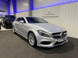 Silver Used 2017 Mercedes CLS350 AMG Line Premium Coupe | £16,249 (Fair price)