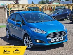 Blue Used 2015 Ford Fiesta Titanium Hatchback | £7,800 (Fair price)