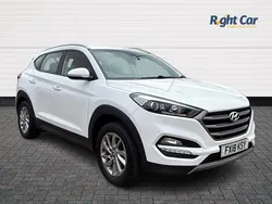 White Used 2018 Hyundai Tucson SE SUV | £9,999 (Fair price)